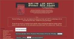 Desktop Screenshot of bulletandshell.com